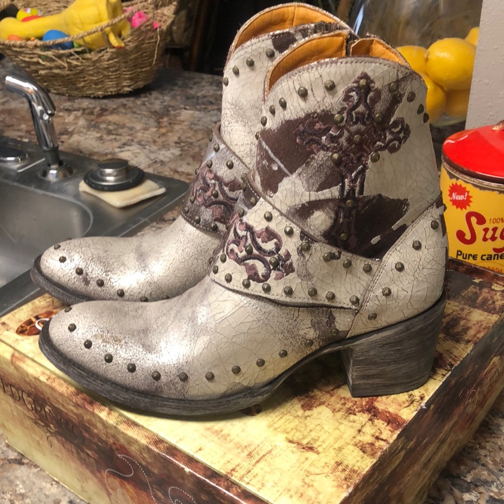 Old Gringo Krusts Booties side zip